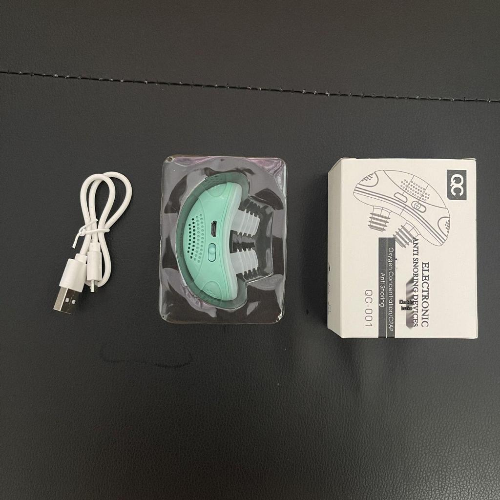 New Compact Electric Anti-Snoring Device for Men and Women - Home Use Solution to Stop Snoring