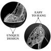 2 Pcs High Heels Hanging Ornaments Cowgirl Decorations Party Princess Crystal Shoe Door Pendant Statue