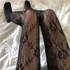 Hollowout Pantyhose Women Fishnet Mesh Floral Lace Jacquard Tights Stockings Stockings Club Party Hosiery Lingerie