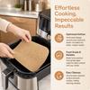 100pcs Perforated Square Air Fryer Parchment Paper Baking Paper Liners  Roasting Steaming