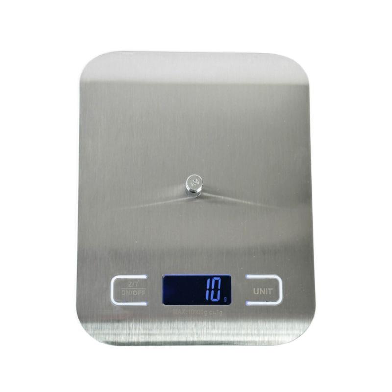 P20 Stainless Steel Kitchen Scale, 10kg Capacity - Ideal for Baking, Coffee, and Household Use