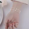 925 Sterling Copper Bracelet Luxury Original Stars Bracelet for Women Korean Fashion Designer Party Wedding Zircon Holiday Gift