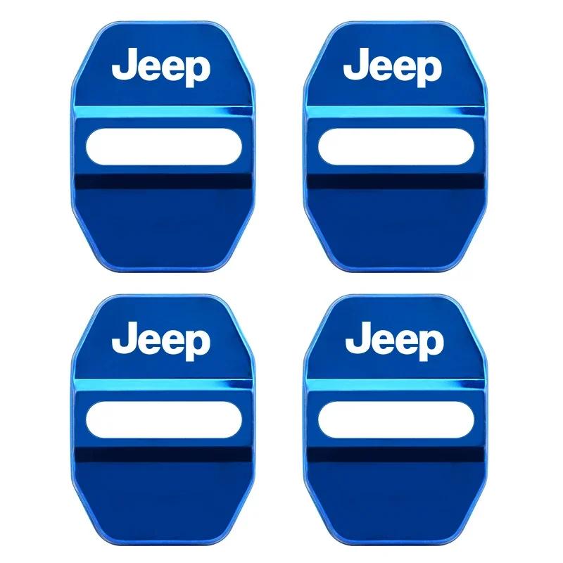 

Для автомобилей Jeep Стайлинг Дверные Замки Для Jeep Renegade Compass Patriot Cherokee Wrangler Grand Cherokee SRT Защитные И D синий