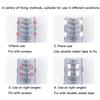 Pet Hair Removal Massage Comb Pet Comb Removable Cat Corner Scratching Rubbing Brush Pet Grooming Cleaning Supplies