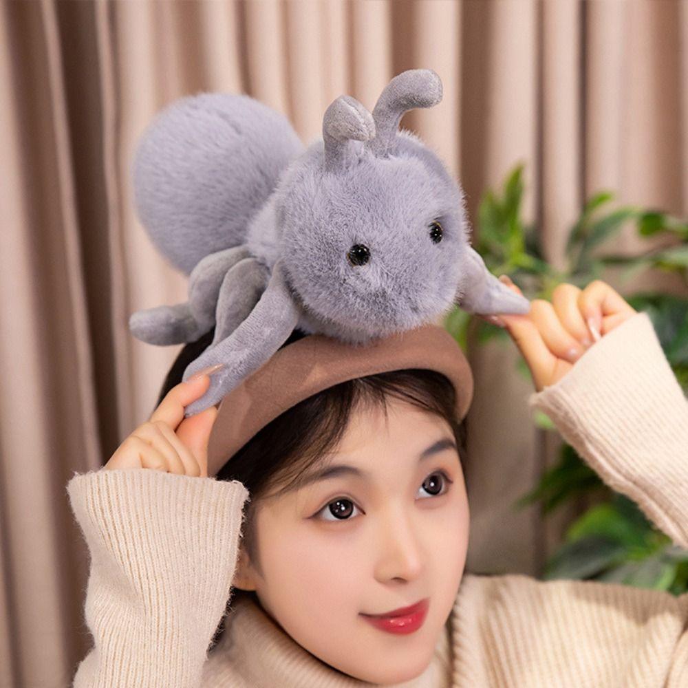 Stuffed Baby Hippo Plush Doll PP Cotton Hippo&Ant Plush Pillow  Valentine's Day Gifts