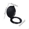 Bucket Toilet Seat with Lid, Convenient Sturdy (No Bucket) Snap On for 20L Outdoor