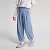 Deesha Girls' Pleated Wide-Leg Denim Jeans