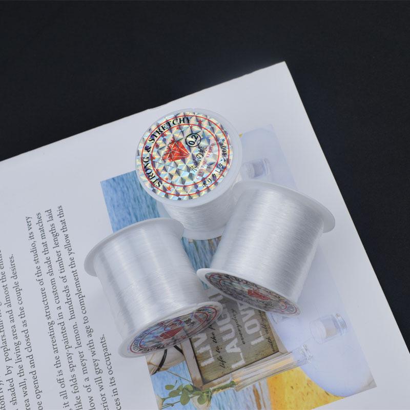 DIY Jewelry Making Transparent Nylon Crystal Fish Line - Non-Elastic Beading Material