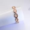 Women's Rose Gold 18K Cat's Eye Stone Bracelet Jewelry