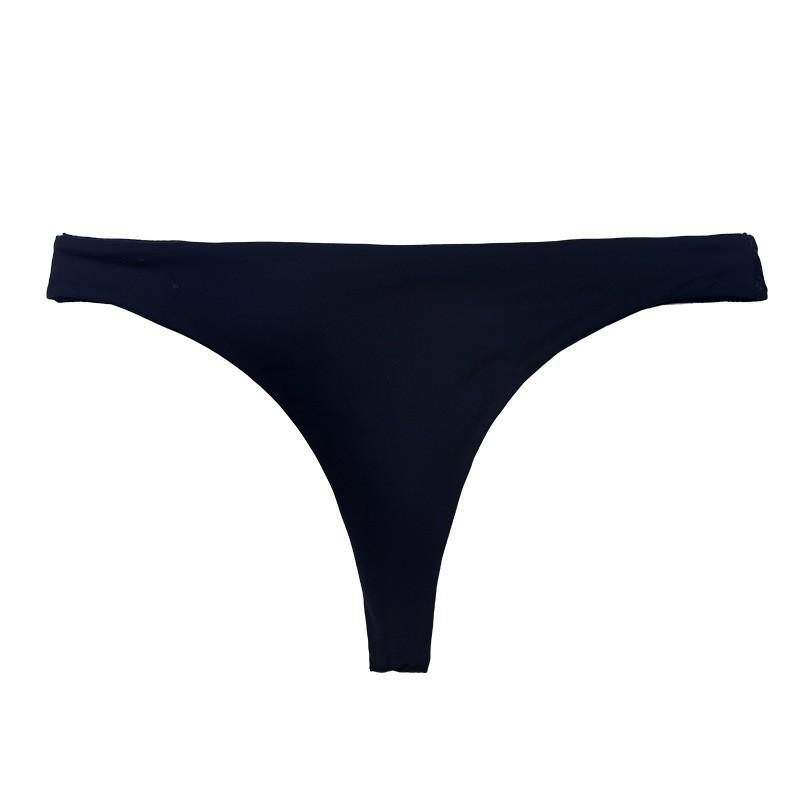 Sexy seamless underwear T-pants Thin glossy breathable large size underwear Pure cotton crotch hip lift low waist underwear