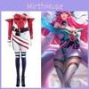 Ahri Costume Cosplay Anime Dress Halloween Roleplay Gifts Performance Stage