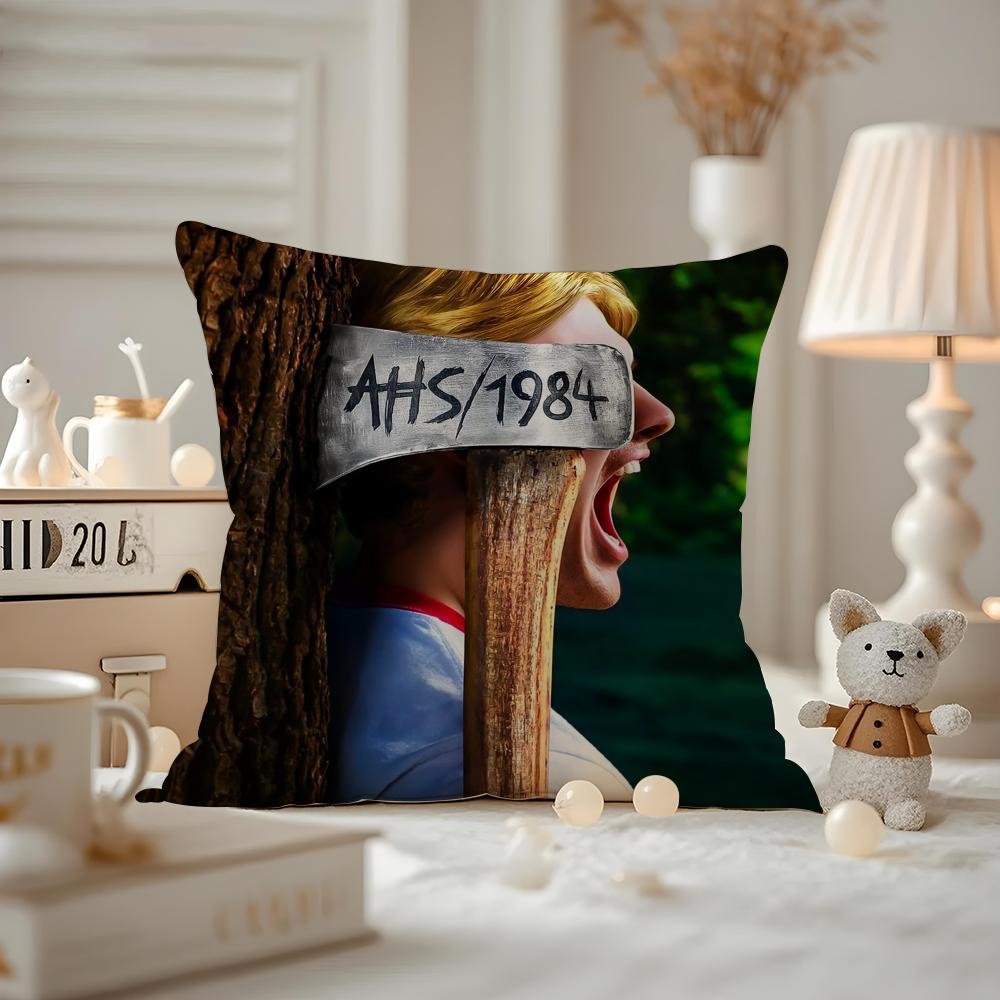 American Horror Story 1984 Cushion Cover Pattern Printed Pillowcase For Living Room Sofa Cushion Cover & Bedroom Decor