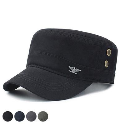 Damen Daily Eagle Dekor Basic Style Luftloch Militärmütze