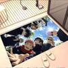 Jujutsu Kaisen Print Rug, Washable Floor Carpet, For Entryway Dorm Laundry Room Office Study, Home Decor Birthday Christmas Gift