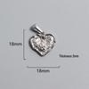 Retro Titanium Steel Cross Necklace Pendant - Stainless Steel DIY Jewelry Accessory, Fade-Resistant