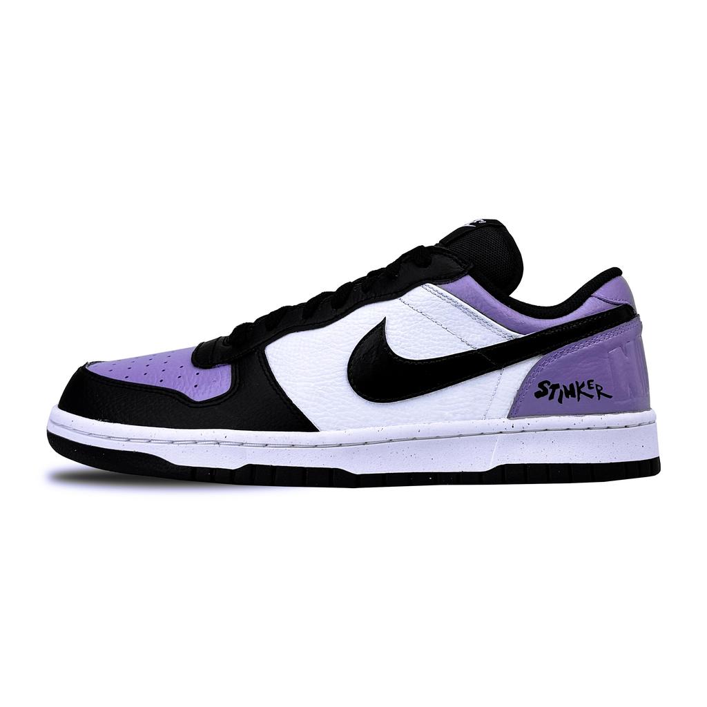Nike Big Abrasion Resistant Abrasion Resistant Low top Skateboard Shoes Men's Purple Black 355152-016(Team1417-)