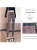 3D-Leopardenmuster Schlank geschnittene Sport-Leggings mit hoher Elastizität