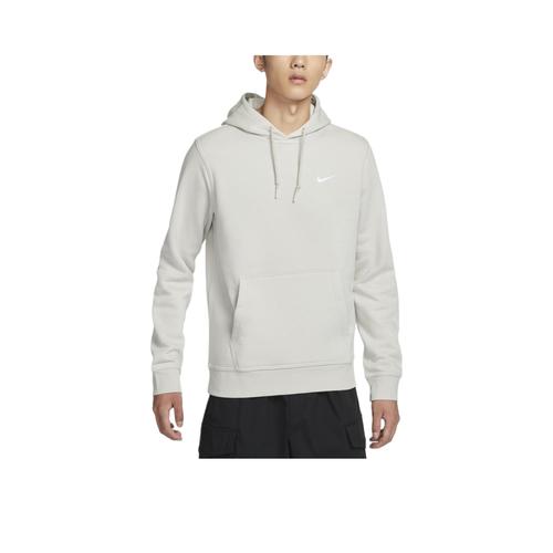 Nike Comfortable Casual Soft Fleece-Lined Warm Hooded Sweatshirt for Men White