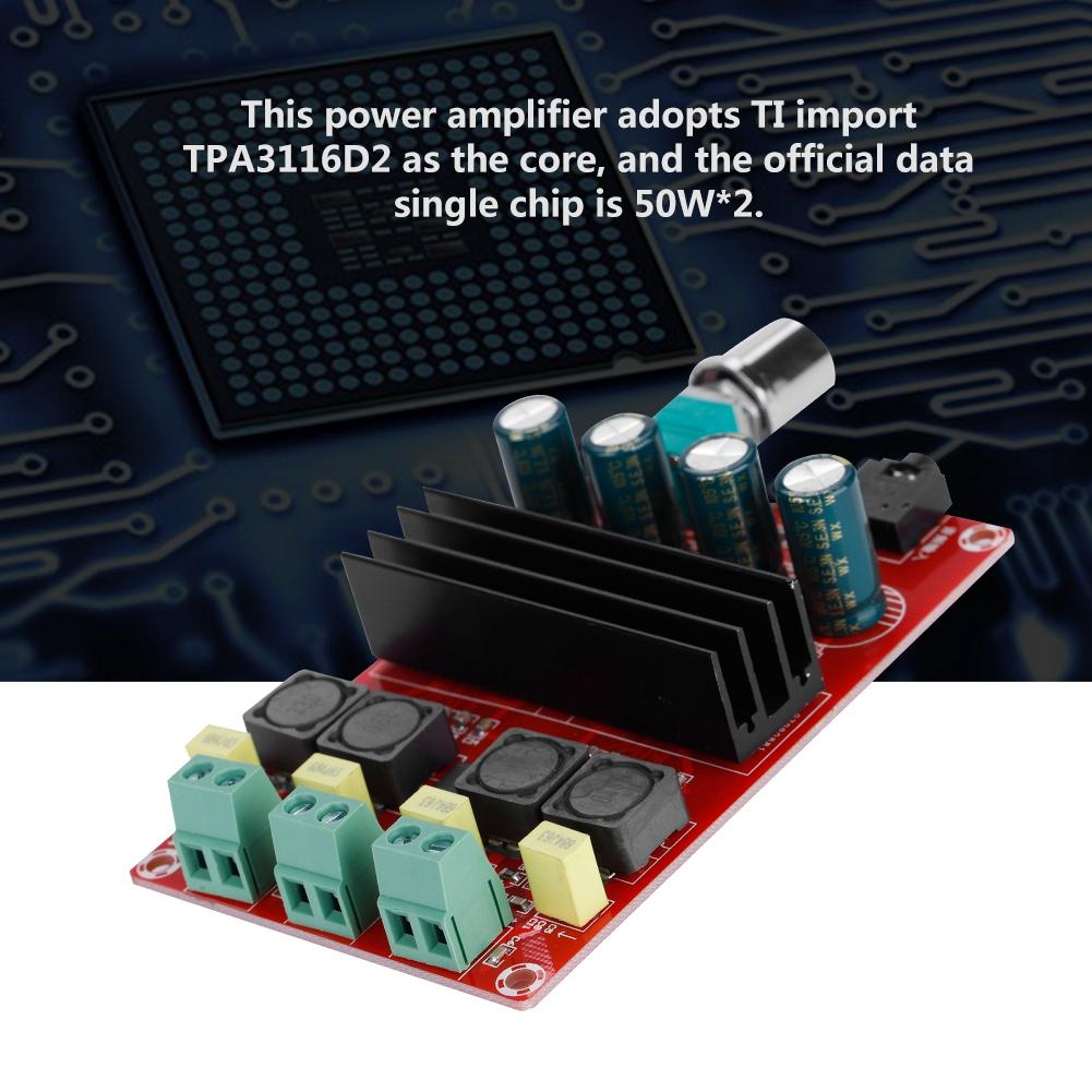 Leistungsstarke digitale Verstärkerplatine Doppelkanal-Leistungsverstärkerplatine 12 24V