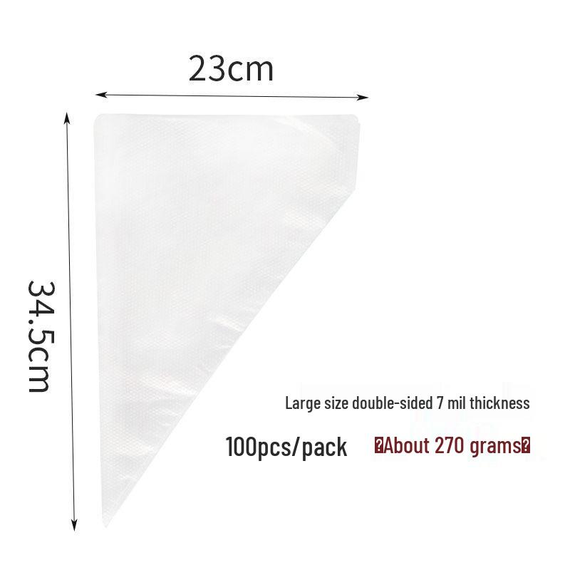 Thickened Disposable Piping Bags for Cream, Cookies, Cakes, or Baby Food