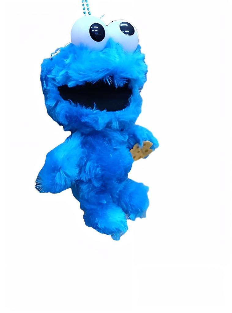 Studios Japan USJ Sesame Street Cookie Monster Plush Popular Universal Studios Japan Gift [Universal Exclusive] Keychain, Souvenir, Merchandise,