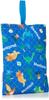 Marushin Piccolino Indoor Shoes Bag with a Wanpachi Dinosaur Perfect for kindergarten and preschool Quilted H29 x W22 x D7cm x x Product Design. boys'