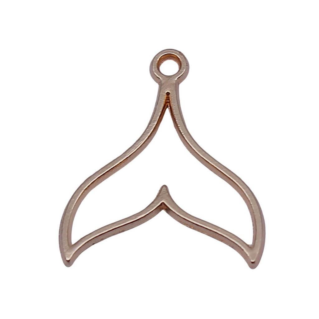 Mermaid Tail Charms Alloy Pendants For Ocean Themed Jewelry Making