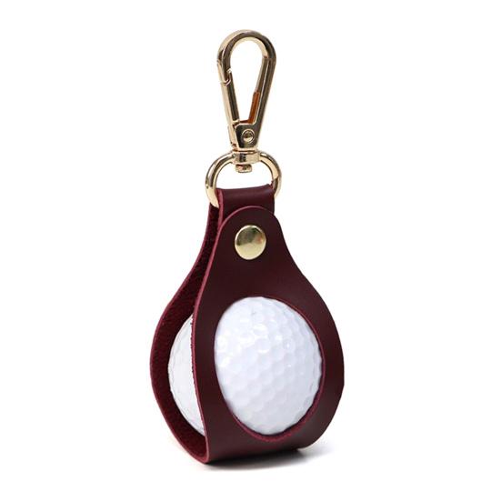 Skórzany Uchwyt na Piłeczki Golfowe Przenośna Torba na Pasek z Klamrą ze Stopu Cynku Akcesoria Golfowe Mężczyźni Kobiety Prezent dla Golfera