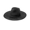 European and American style fashion casual hollow hand woven big eaves papyrus jazz hat outdoor beach sun protection Internet celebrity straw hat tide