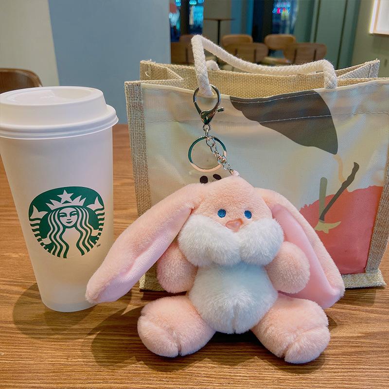 Breloc de pluș Dudu Iepure Desen Animat, Păpuși Drăguțe de Cuplu, Pandantive pentru Geantă, Cadouri Mici, Ornamente Figurine, Breloc