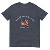 Rejecting Kings Since 1776 Patriotic Usa Flag 4th Of July Tshirt