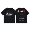 T-shirts Double Face Imprimés TV Play Alice in Borderland Mode Harajuku Manches Courtes Hommes Femmes Casual Coton