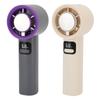 Portable Handheld Fan 100 Speed LED Digital Display Personal Cooling Fan Rechargeable Battery Operat