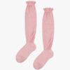 PINK PINEAPPLE FRILL see-THROUGH KNEE SOCKS_PINK