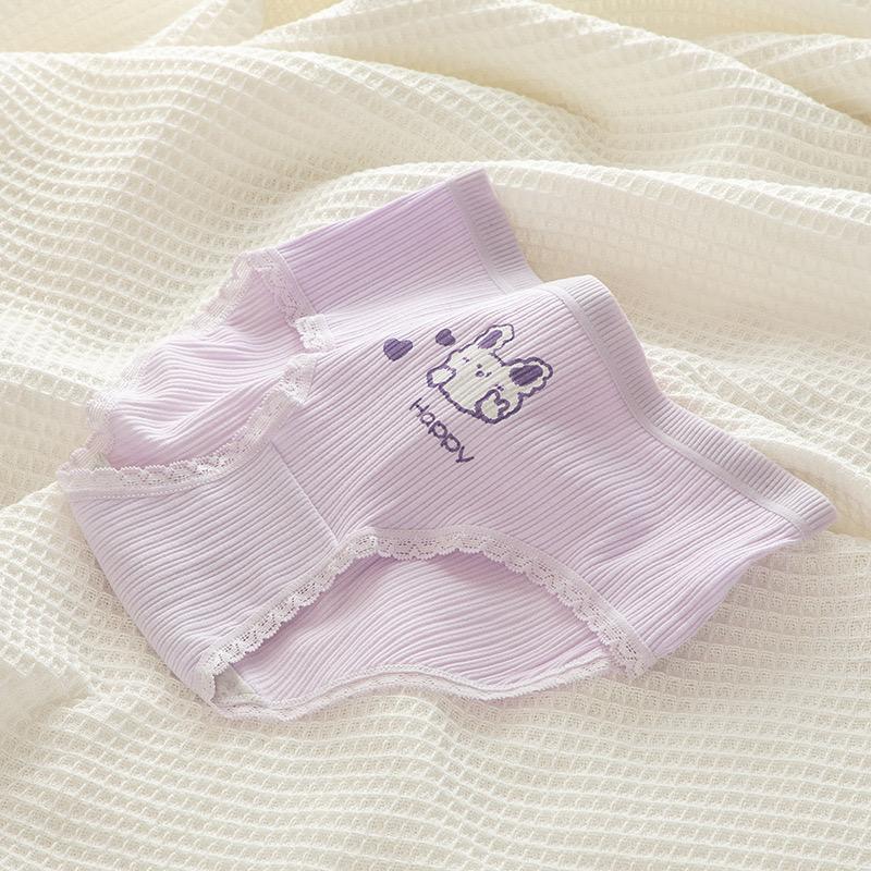 Cute Girl Cartoon Underwear Cotton Panties Girl Student Briefs for Women