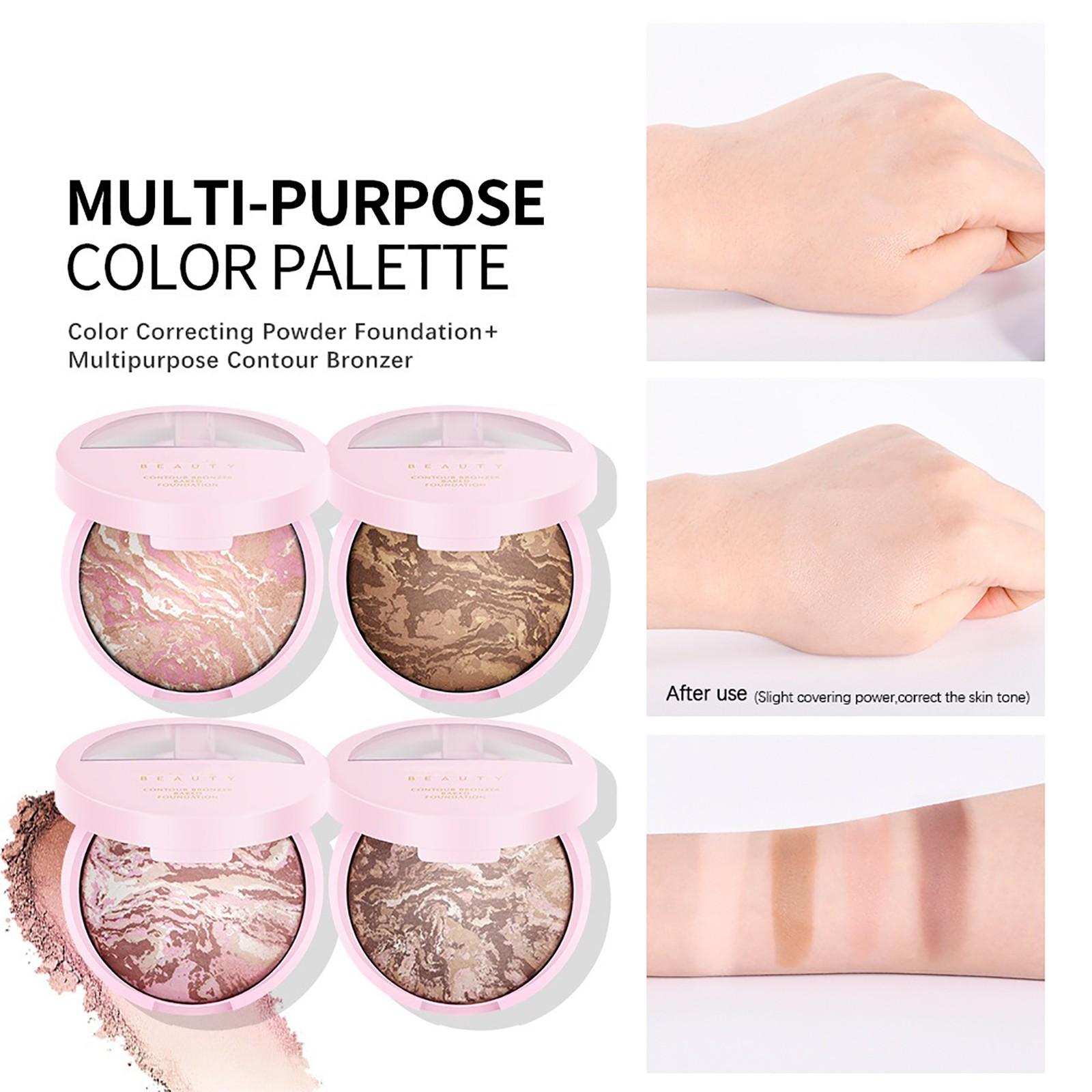 

Цветокорректирующая пудра Тональная основа Легкое и среднее покрытие Полуматовая естественная отделка Пекарская пудра для лица Жемчужная пудра для женщин