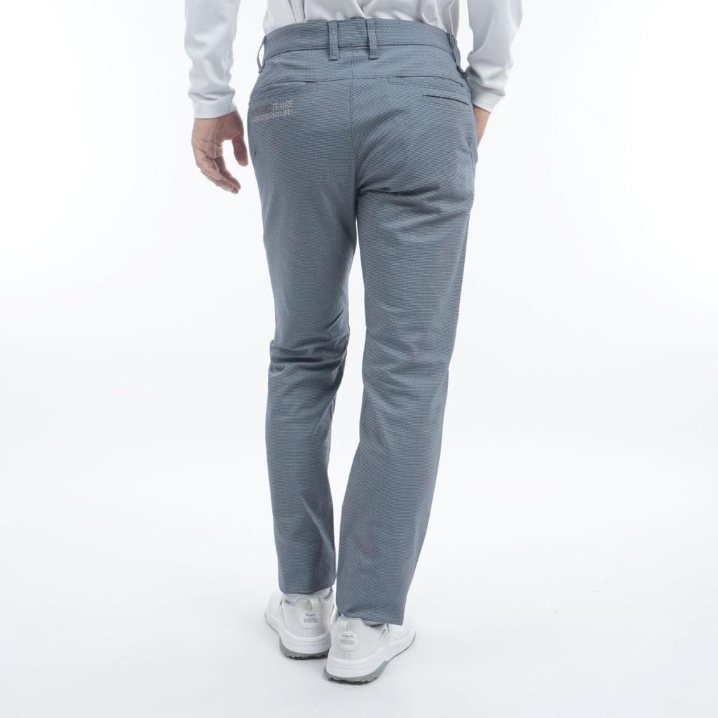 Coq Sportif Golf Pants Dobby Straight Long Pants UVCUT Golf LG4FLP00M NV00 [Le Golf] [Stretch Forcer] Men's (Navy)