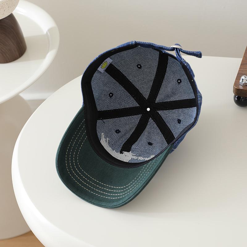 Retro-Jeans-Baseballkappe für Kinder - Modischer Sonnenschutz für Frühling & Herbst