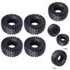 Premium Soft Rubber 2.2" Tyres With Foam For Axial Wraith Scx10 Jeep Trx-4 Rock Crawlers