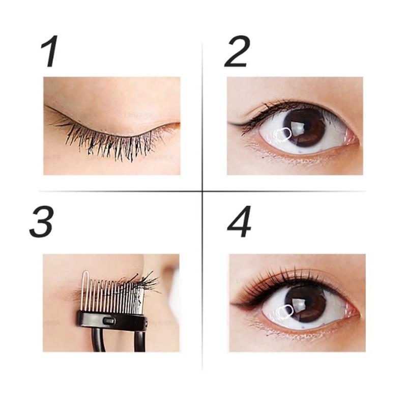 Double Head Eyelash Curler Eyelash Brush Makeup Lash Separator Brush Mascara Curl Eye Beauty Makeup Cosmetic Tool YSL