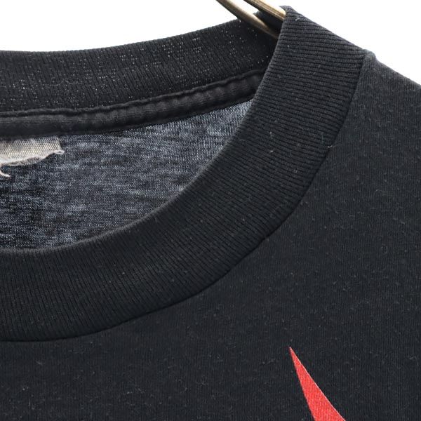 Metallica Camiseta vintage de los 80 con estampado Manga corta Camiseta negra de banda con logo Para hombre Usada