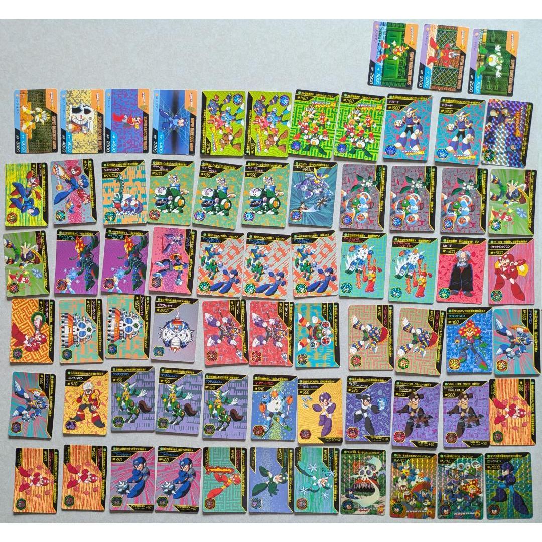 Used At that time Carddass Rockman 6 large set