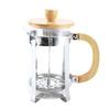 27oz French Press Coffee Maker with Wooden Handle High Density Filter Heat Resistant Borosilicate Glass Teapot Coffee