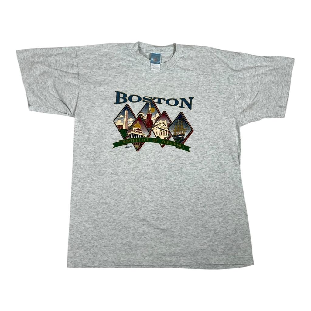 Vintage Boston Massachusetts T-Shirt Size XL Single Stitch