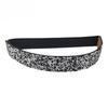 Damebelte Justerbart Elastisk bånd Skinnende Rhinestone Bred Anti-skli klær Matchende Anti-brudd Stram midjekjole Midjebånd Klær Tilbehør