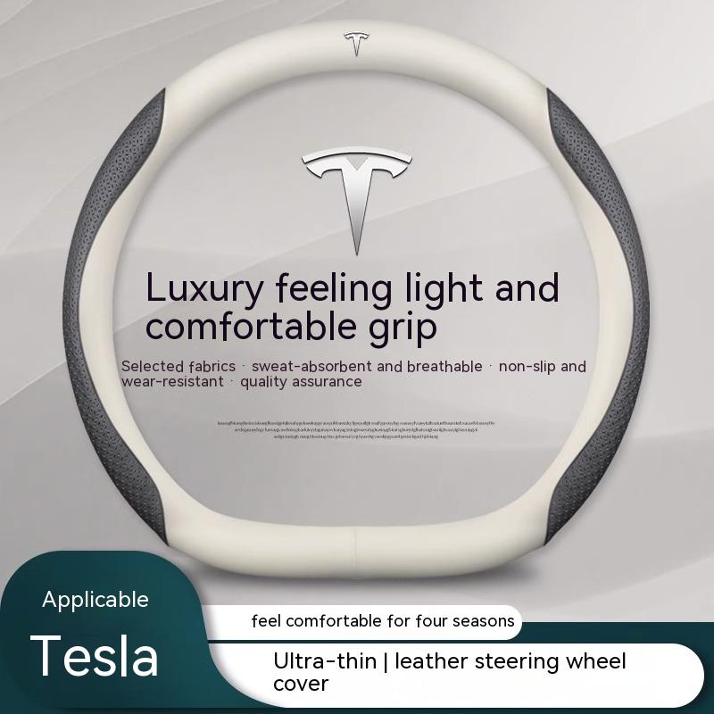 Car Steering Wheel Cover For Tesla Model 3 Model S Model Y Model X Roadster 2019-2025 Auto interior Steering Wheel Accessories
