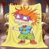 Rugrats 2D Flat Pattern Flannel Blanket High quality All Seasons Warmth and Comfort Perfect for Christmas Gifts.MMT0918335