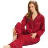 Sijie Silk Pajamas for Women, 100% Mulberry Silk, Simple Solid Color, Couple's Casual Loungewear, Silk Set, Holiday Gift