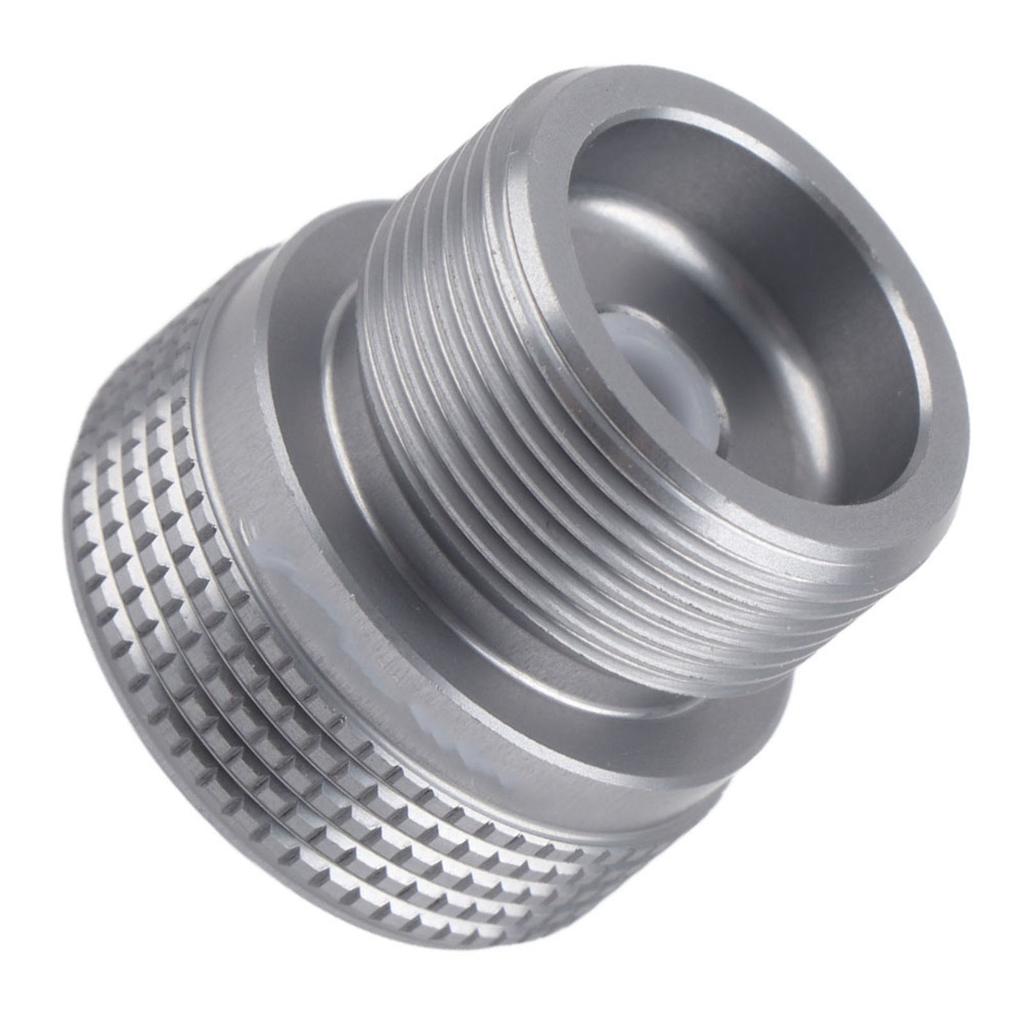 Camping Gas Canister Adapter Convertor Valve Flat Canister To 1L MAPP Gas Tank Adaptor