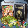 Burgundy Castles: High-Quality Chinese Edition Strategy Table Game with Expansion Map